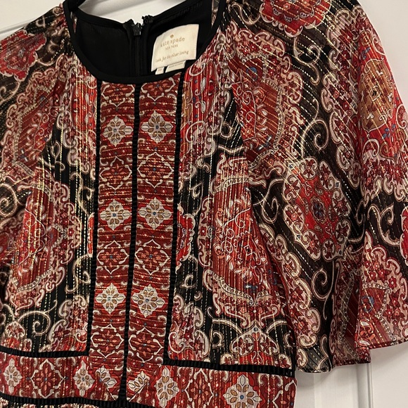 Kate Spade Red and Black Formal Dress - Picture 4 of 9